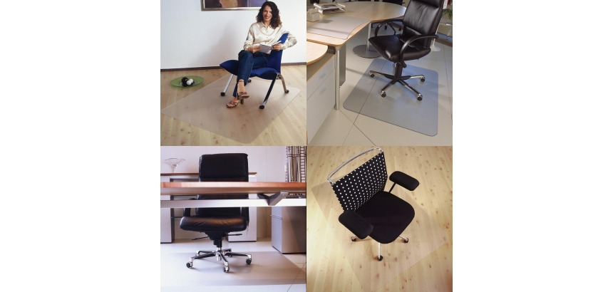 Floortex Bodenschutzmatte Cleartex Advantagemat, für harte Oberflächen, rechteckig, ft 116 x 150 cm