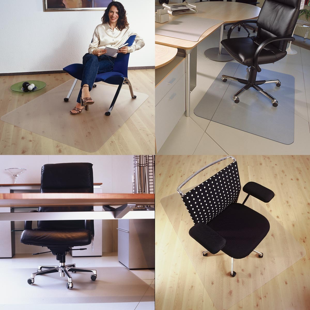 TAPIS EN PVC CLEARTEX POUR SOL DUR 116 X 150 CM
