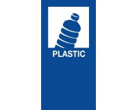 V-Part magneetsticker PLASTIC, blauw