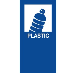 V-Part sticker magnétique PLASTIC, bleu