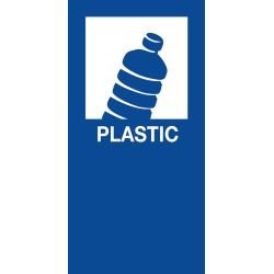 V-Part magneetsticker PLASTIC, blauw