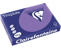 Clairefontaine Trophée Intens, gekleurd papier, A4, 120 g, 250 vel, violet
