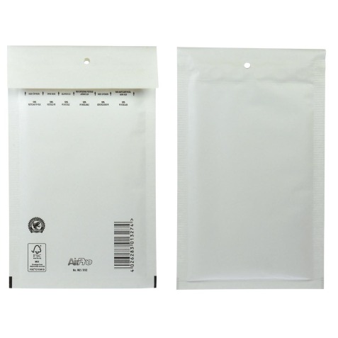Bong AirPro enveloppes à bulles d'air, ft 120 x 215 mm, avec bande adhésive, boîte de 200 pièces, blanc