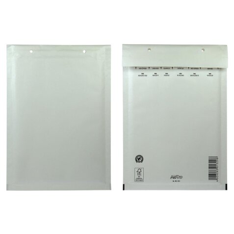 Bong Airpro enveloppes à bulles d'air, ft 175 x 265 mm, avec bande adhésive, boîte de 100 pièces, blanc