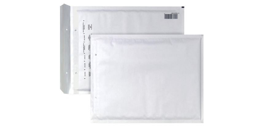 Bong AirPro bubble envelopes, size 270 x 360 mm, with adhesive strip, box of 100 pieces, white