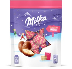 Milka bonbons knister chocolat au lait, sachet de 86 g