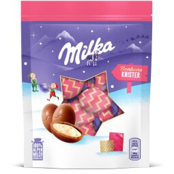 Milka Knisterbonbons melkchocolade, zak van 86 g