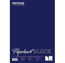 OFFICE products papier pour tableau de conférence, 58,5 x 81 cm, uni, 50 feuilles