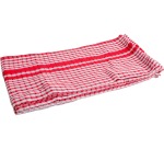Essuie-mains, ft 50 x 70 cm, gaufrés, rouge, paquet de 3 pièces
