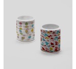 Ribbon hearts and balls, 1 cm x 10 m