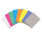 Aurora Writing 80 cahier, agrafé, ligné + marge, 72 pages, A5, PP transparent