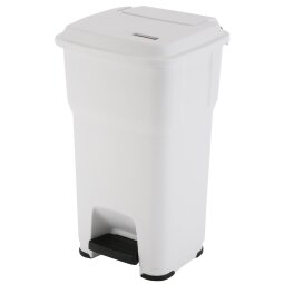 Vileda poubelle à pédale Hera 60 l, blanc