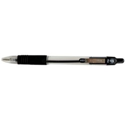 ZEBRA Z-grip stylo bille, 1 mm, noir