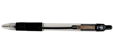 ZEBRA Z-grip ballpoint pen, 1 mm, black