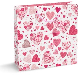 Geschenkzak Listen To Your Heart, S, 6 x 15 x 15 cm