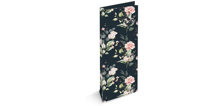 Gift bag Spirit Of Roses, for bottle, 9 x 36 x 13 cm