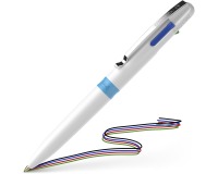 Schneider 4-kleurenbalpen Take 4, medium, lichtblauw/wit