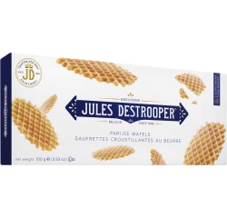 Jules Destrooper gaufrettes croustillantes au beurre, boîte de 100 g