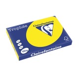 Clairefontaine Trophée Intens, gekleurd papier, A3, 120 g, 250 vel, zonnegeel