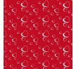 Papier cadeau Silver Hearts, 70 cm x 2 m