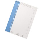 Elba onglets type 9, feuille de 31 étiquettes, bleu