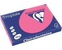 Clairefontaine Trophée Intens, colored paper, A3, 120 g, 250 sheets, fuchsia