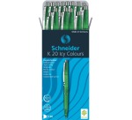 Schneider balpen K20 Icy Colours, medium, groen