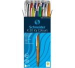 Schneider Ballpoint Pen K20 Icy Colours, medium point, assorted colors