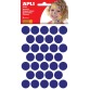 Apli Kids gommettes, cercle diamètre 20 mm, pochette de 180 pièces, bleu