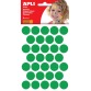 Apli Kids gommettes, cercle diamètre 20 mm, pochette de 180 pièces, vert