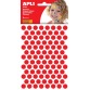 Apli Kids stickers, cirkel diameter 10,5 mm, blister met 528 stuks, rood