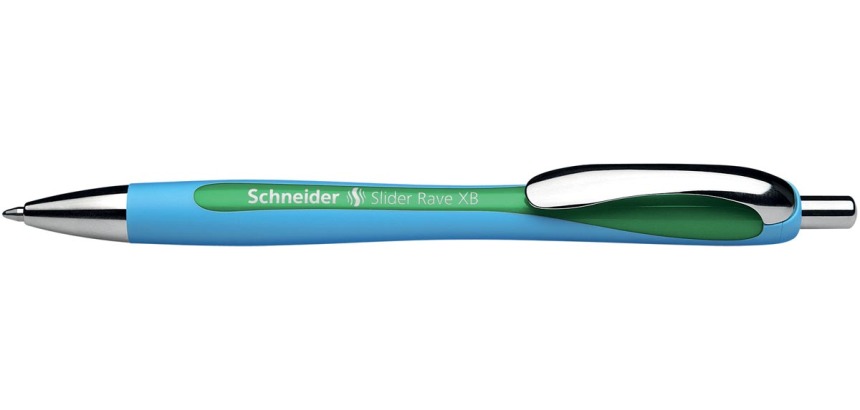 Schneider ballpoint pen Slider Rave, extra-large tip, green