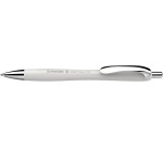 Schneider Kugelschreiber Slider Rave Trend Edition, extrabreite Spitze, blaue Tinte, Silber Grau
