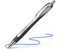 Schneider stylo bille Slider Rave, pointe extra large, encre bleu, blanc/noir