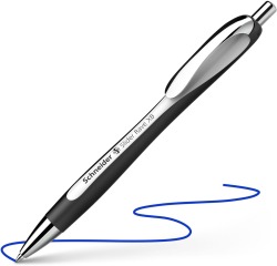 Schneider balpen Slider Rave, extra breed, blauwe inkt, wit/zwart