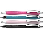 Schneider ballpoint pen Slider Rave, extra large tip, blue ink, assorted, box with 3+1 free