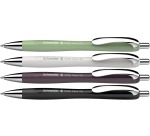 Schneider stylo bille Slider Rave Trend, pointe extra large, encre bleu, assorties, boîte avec 3+1 gratui