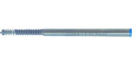 ZEBRA recharge stylo bille, 0,7 mm, bleu