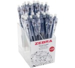 ZEBRA Tapli clip mechanical pencil, 0.5 mm, HB, black, delivery with display stand