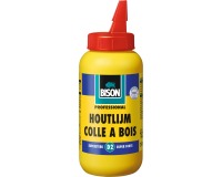 Bison colle à bois Original, blanc, flacon de 250 gram