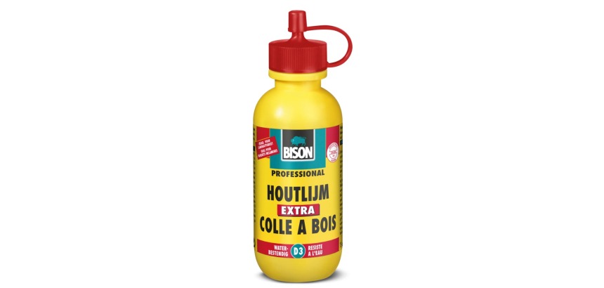 Bison houtlijm topspeed, flacon van 75 ml, extra wit