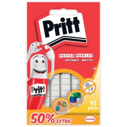 Pritt pâte adhésive poster Buddies avec 50% gratuit, blister de 95 pièces