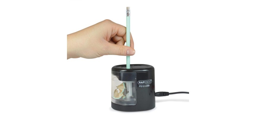 Double electric pencil sharpener PS12-USB