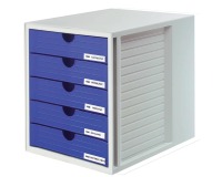 EN_BLOC A TIROIRS FERMES BLEUS HA