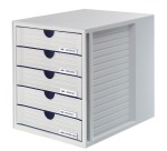 Han Schubladenblock mit geschlossenen Schubladen