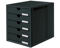 Ladenbox Han 1450 5 gesloten laden zwart