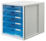 Han Ladenblock Systembox mit 5 geschlossenen Schubladen