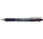 ZEBRA 4-color ballpoint pen Clip on Slim, 0.7 mm, classic ink colors