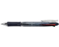 ZEBRA 4-color ballpoint pen Clip on Slim, 0.7 mm, classic ink colors