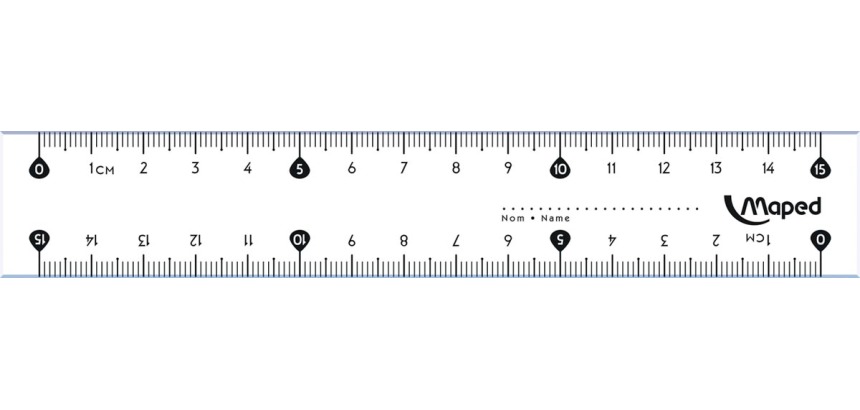 Règle Maped Classic 15cm